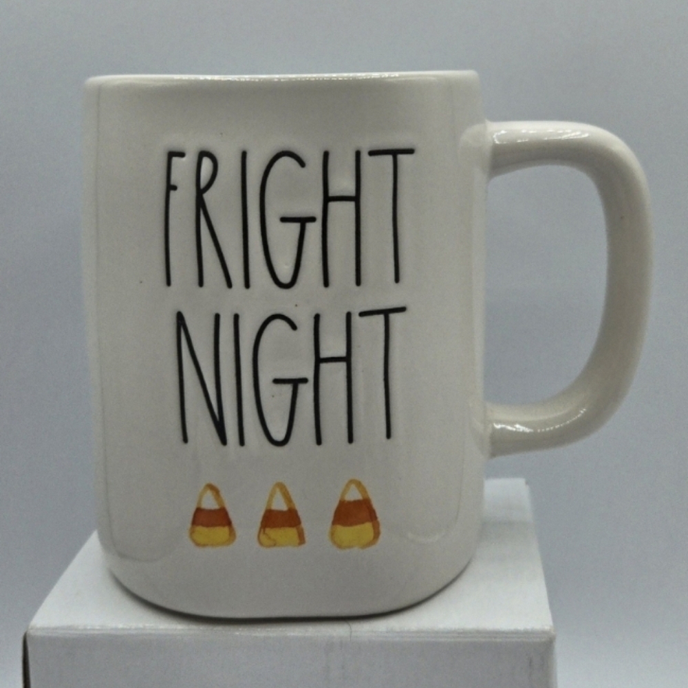 Rae Dunn Fright Night Candy Corn Ceramic Coffee Mug